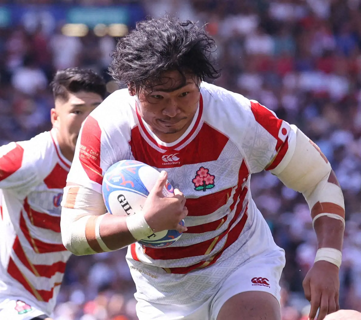 【画像・写真】ラグビー日本代表リーチ&稲垣　27年大会目指す「最後じゃない」「チャレンジしたい気持ちが強い」