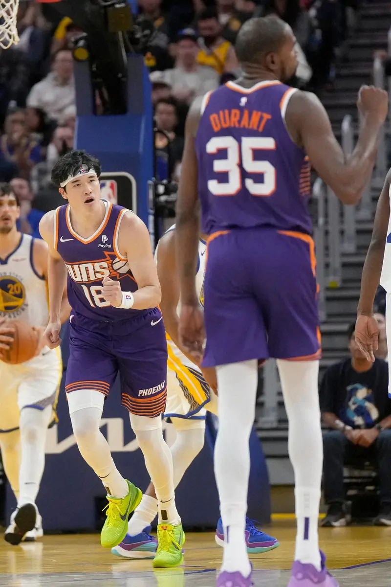 【画像・写真】渡辺雄太　KDのアシストから全ての3P決めた！ファン大興奮「信頼度高すぎ」「相性抜群」