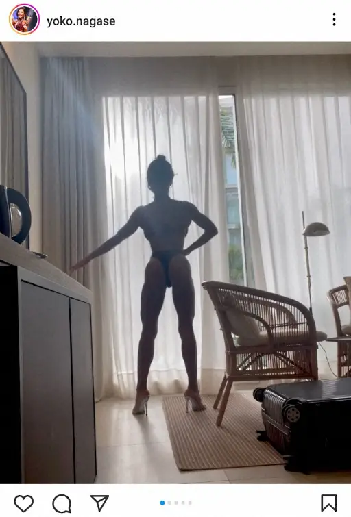 【画像・写真】“ビキニの美魔女”長瀬陽子　世界選手権直前！美シルエット披露し「陽子、ドキドキ　頑張ります」