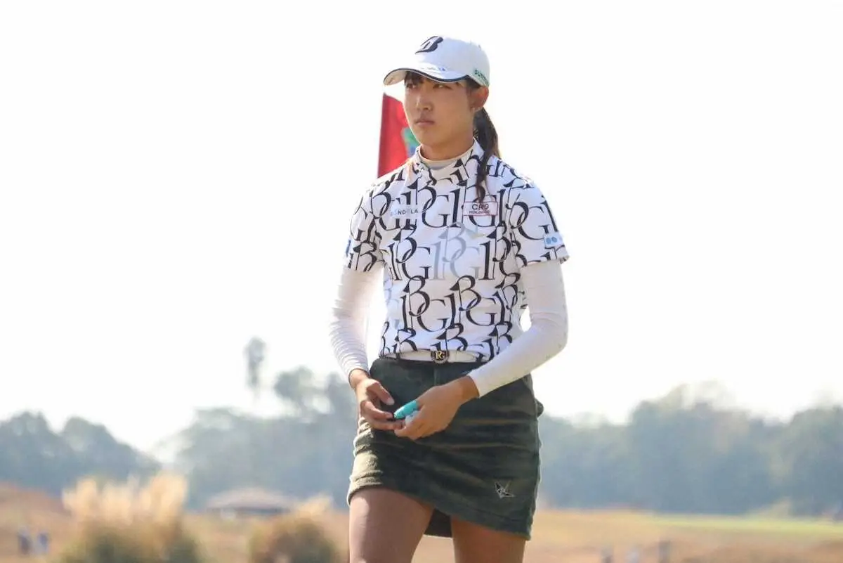 【画像・写真】馬場咲希　連続ボギーも終盤巻き返し合格圏内　全米女子アマ覇者の意地見せた