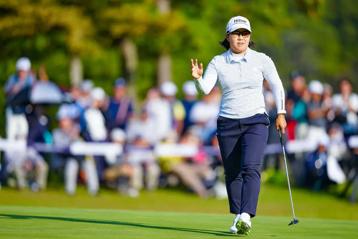 【画像・写真】【TOTOジャパンC】畑岡奈紗は64　1打差2位発進「8アンダーで回っている感覚はない」