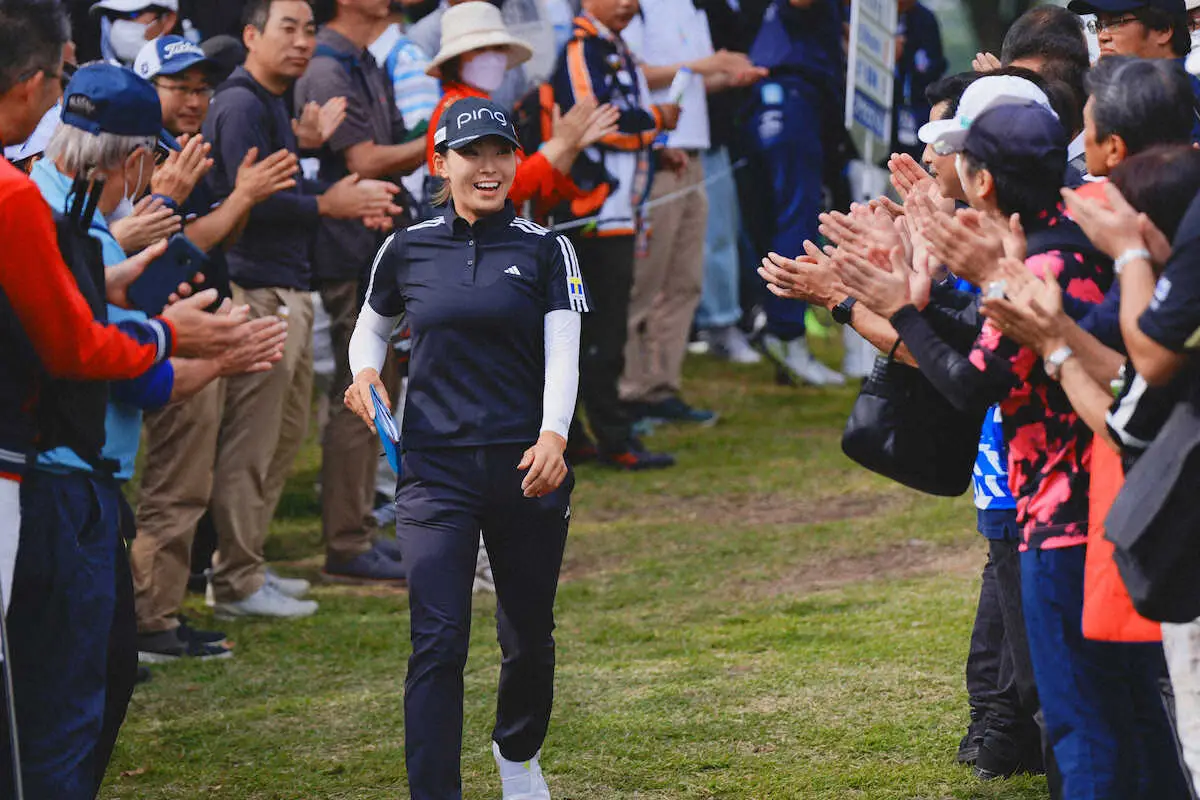 【画像・写真】【TOTOジャパンC】渋野  出遅れ46位 　ショットには手応え「最近にしてはマシだった」