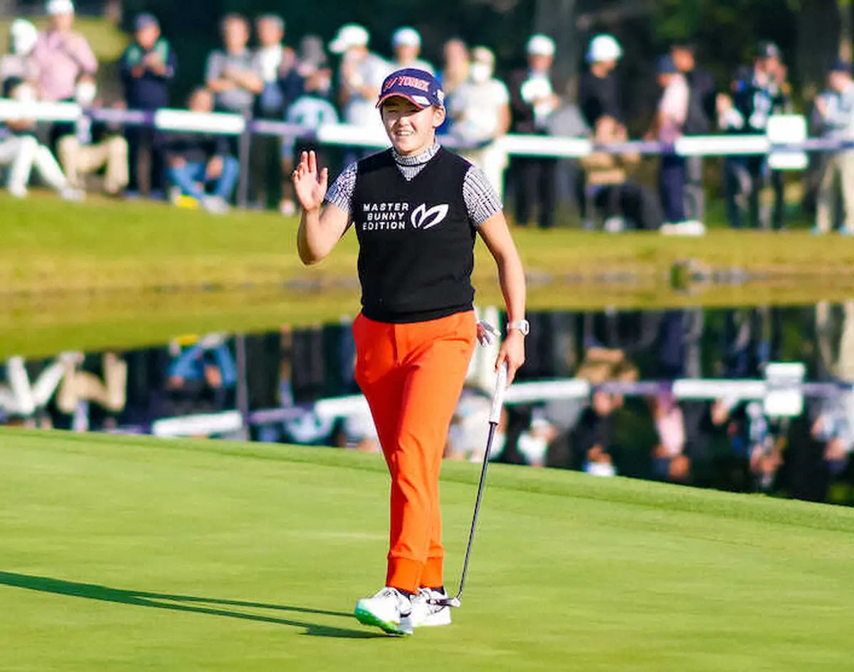 【画像・写真】【TOTOジャパンC】岩井明愛　大会レコードタイ63で単独首位発進「新しい歴史つくりたい」