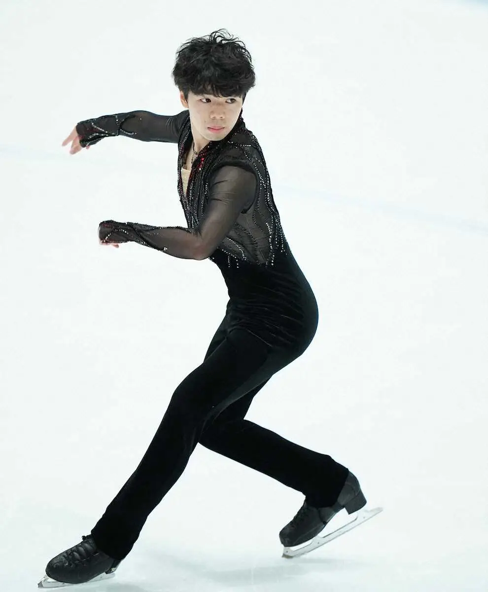 【画像・写真】佐藤駿「良い流れつくって次の試合に」SP97・88点で首位発進　2位吉岡、3位門脇