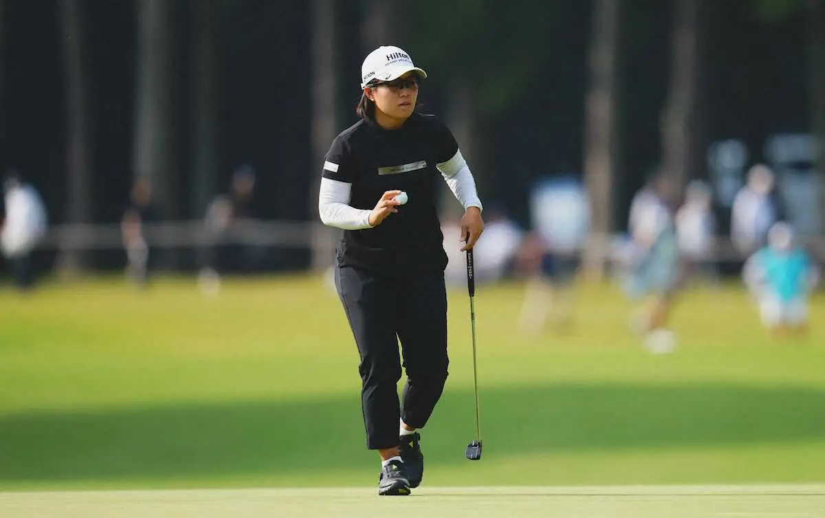 【画像・写真】【TOTOジャパンクラシック】畑岡が単独首位　桑木が2打差2位　渋野は29位　最終組がハーフ終了