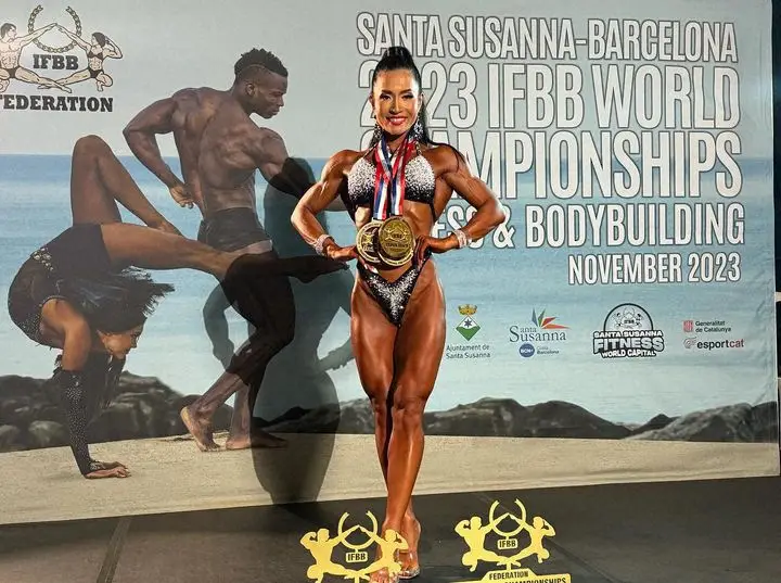 【画像・写真】“ボディフィットネス”大谷美咲　世界選手権で金メダル獲得！3冠の快挙