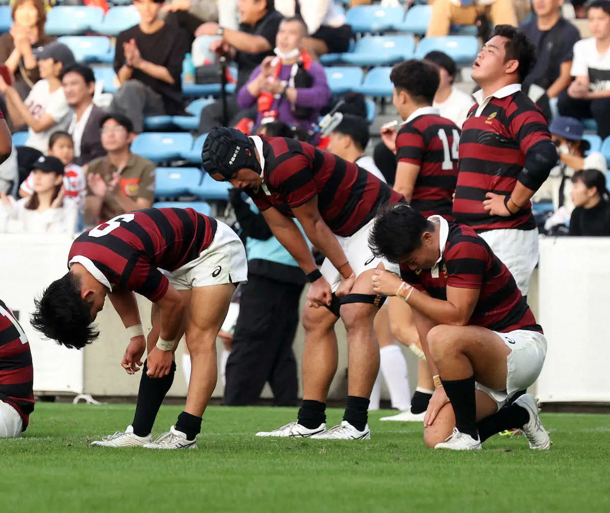 【画像・写真】早大・大田尾監督「この壁を乗り越えないと」　帝京大との全勝対決に敗れる