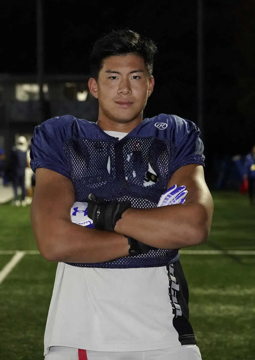 【画像・写真】アメフト関学大　「剣客」OL近藤が「宿敵」立命大を斬る「勝ち続けたいという思いが強い」