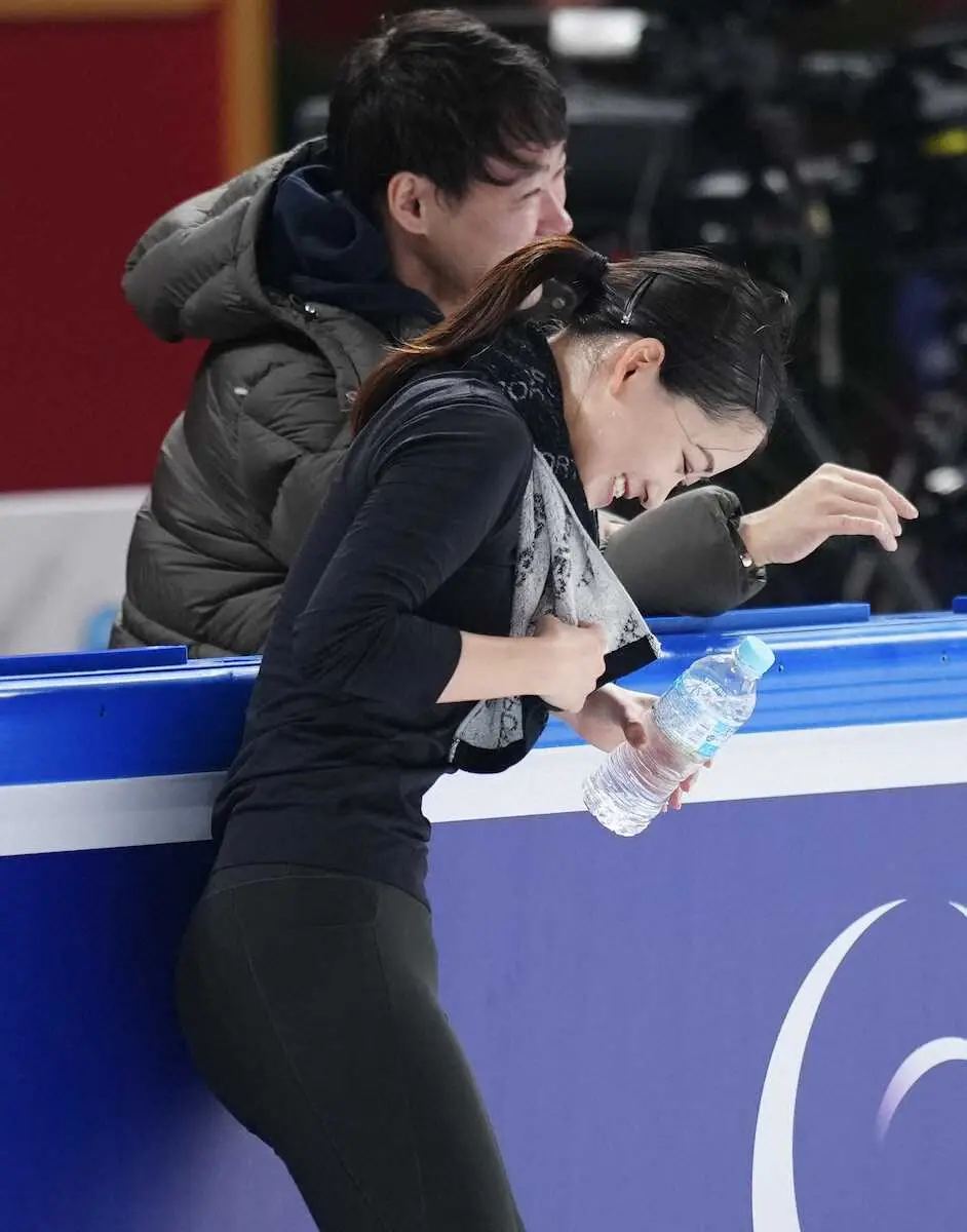 【画像・写真】渡辺倫果「滑りやすい」　吉田陽菜「感覚掴めた」 　中国杯公式練習