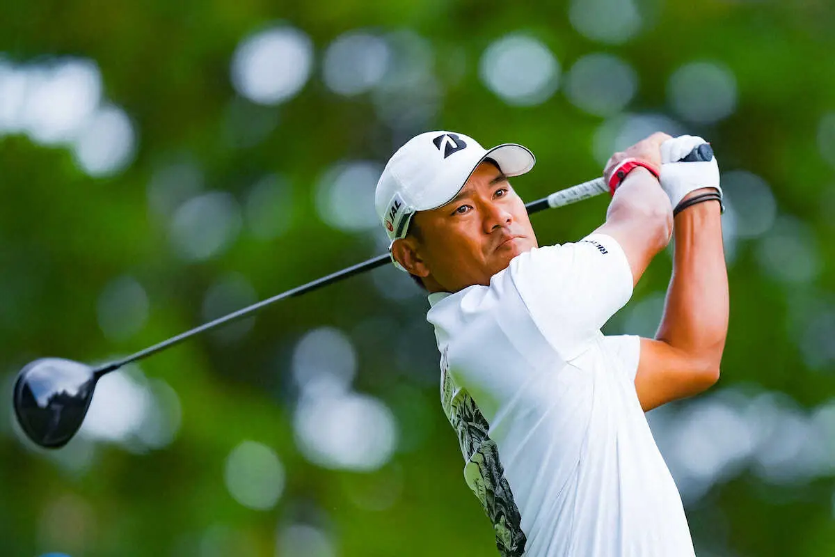 【画像・写真】宮里優作　22回目挑戦で大会初アレに向け1打差好発進　「憧れを捨てて臨んでいる」