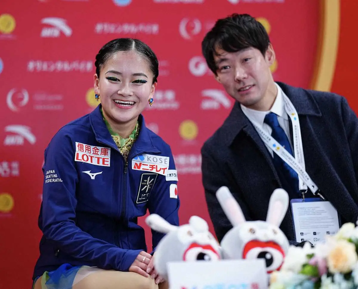 【画像・写真】【フィギュアGP中国杯】渡辺倫果、今季自己ベストの65・09点で2位発進　楽しむ気持ちを胸にフリーへ