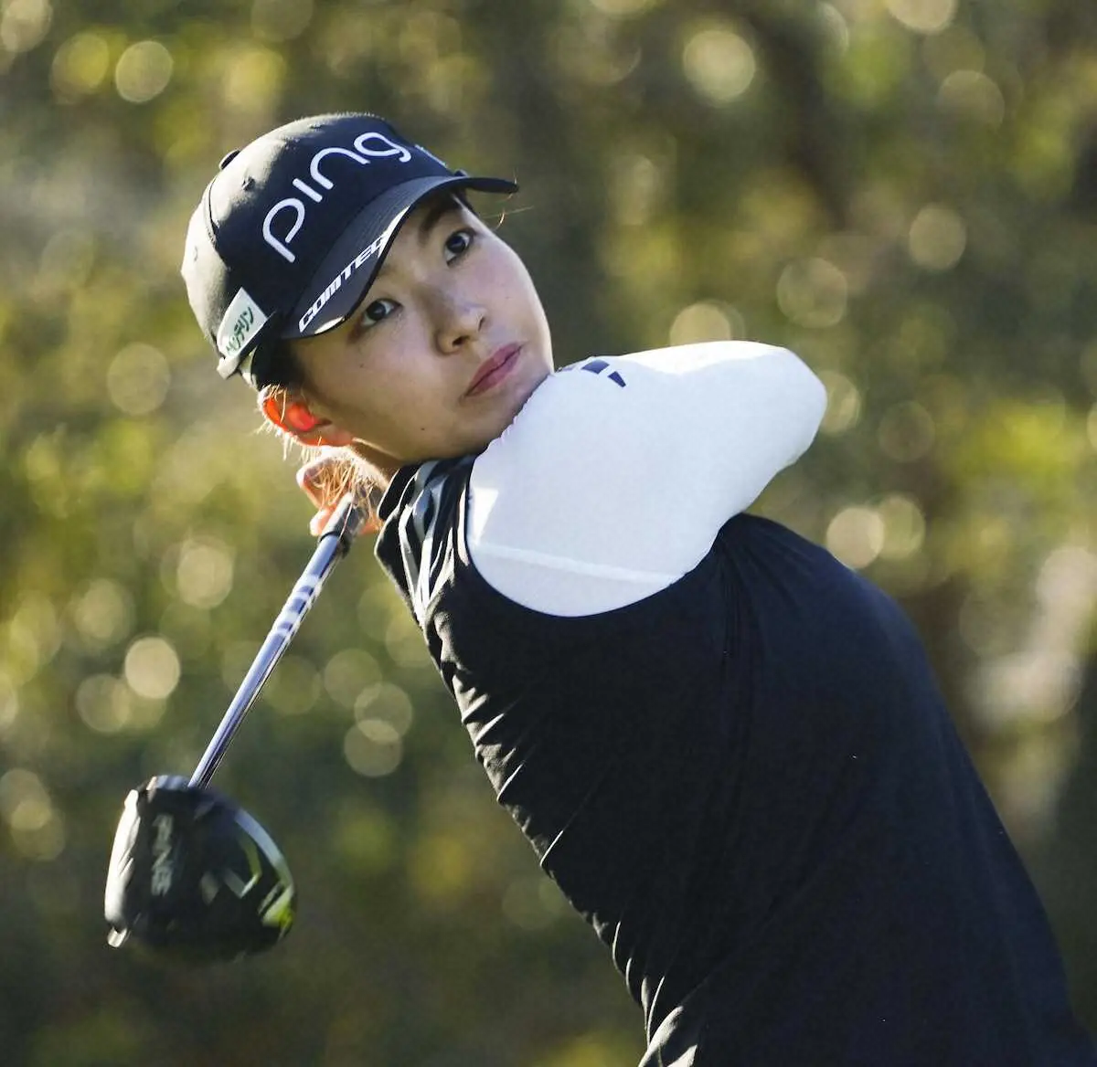 【画像・写真】渋野日向子　逆転シードへ望み73　パット決まらず「反省多すぎ」ギリギリ予選通過