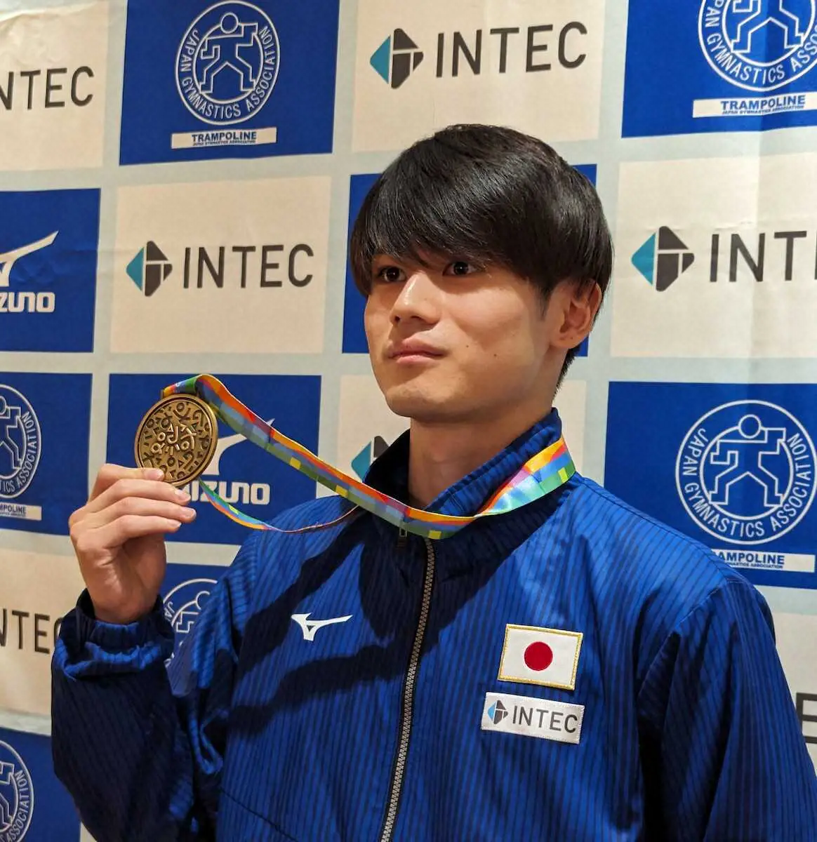 【画像・写真】トランポリン世界選手権銅メダルの西岡隆成　パリ五輪切符へ「負ける気はない」