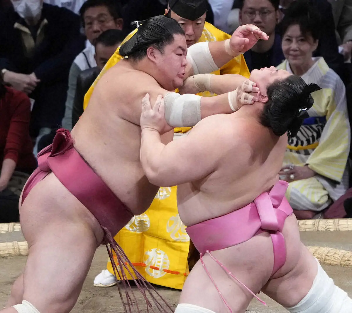 【画像・写真】大栄翔4連勝！「良いリズムで来ている」5日目は琴ノ若と注目の関脇全勝対決
