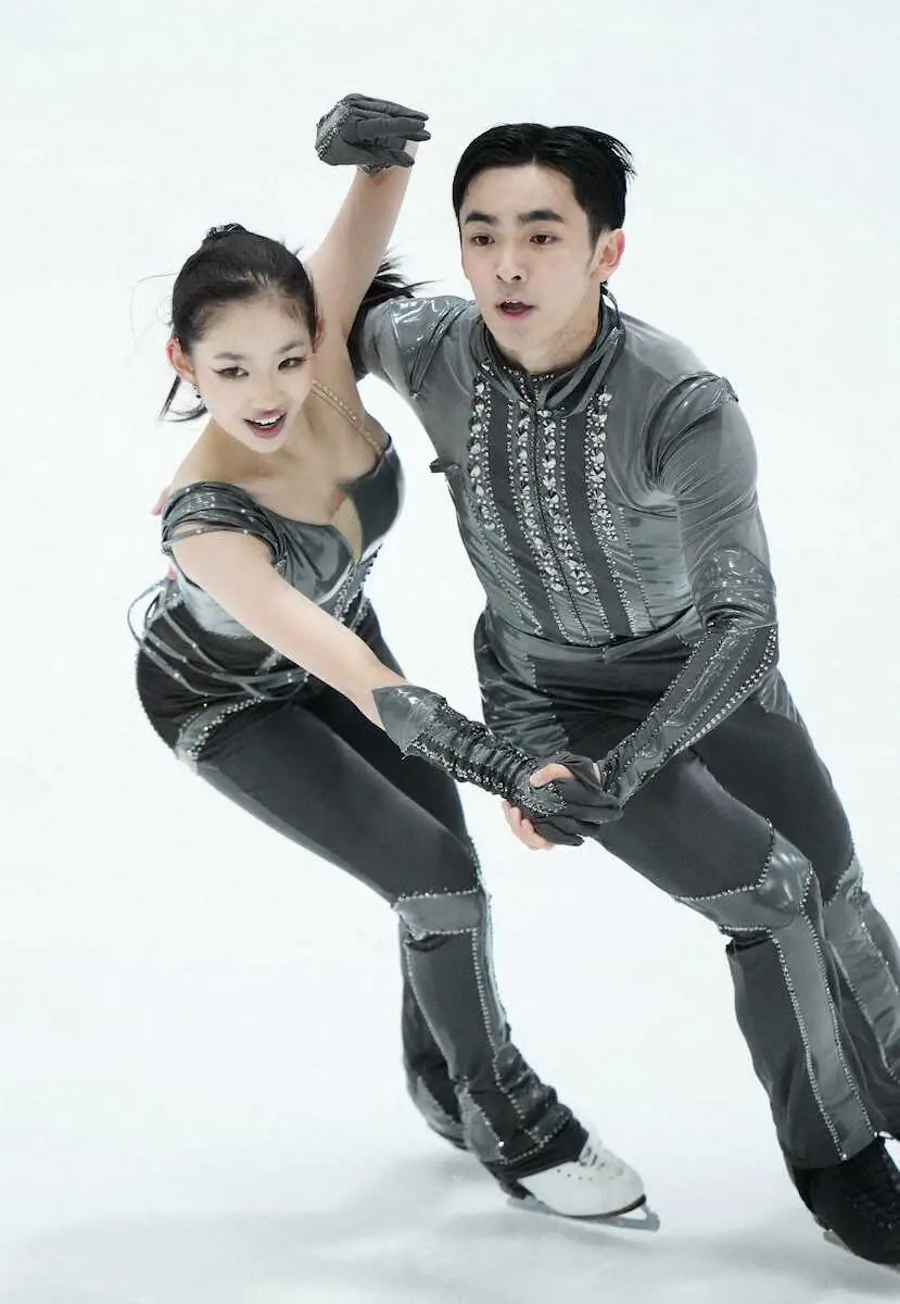 【画像・写真】アイスダンス岸本、田村組がRD59・06点で首位　全日本ジュニア開幕