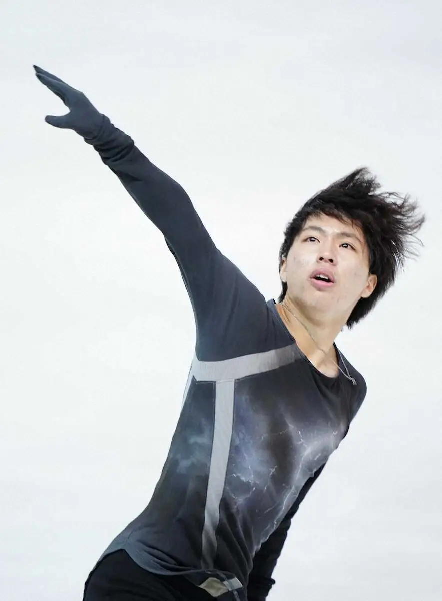 【画像・写真】三浦佳生、今季ベスト93・54点でSP首位　佐藤2位、島田4位　GPフィンランド大会