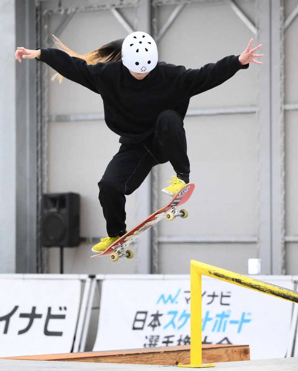 【画像・写真】スケボー赤間凜音が3位通過　骨折から3カ月で実戦復帰「フルメークできて良かった」