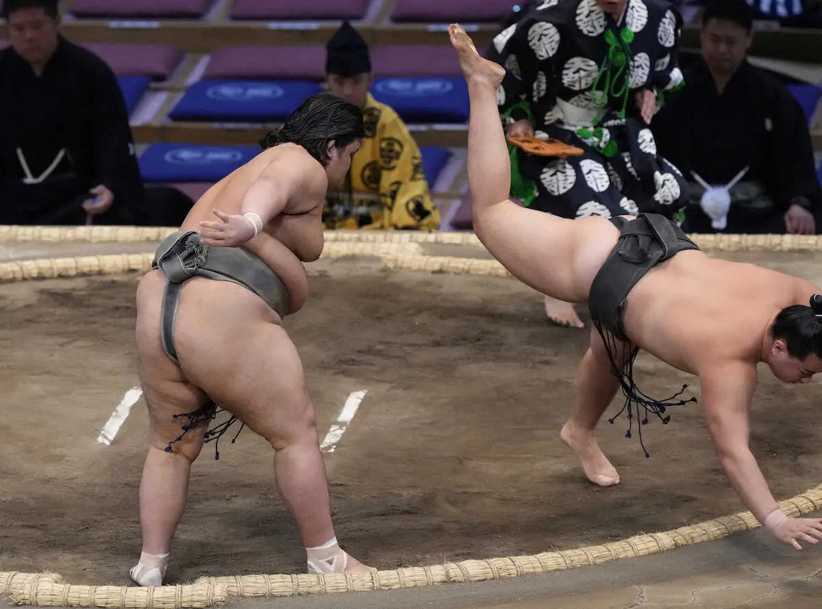 【画像・写真】聖富士が初めての幕下でストレート勝ち越し「とりあえず一安心」伊勢ケ浜部屋期待の19歳