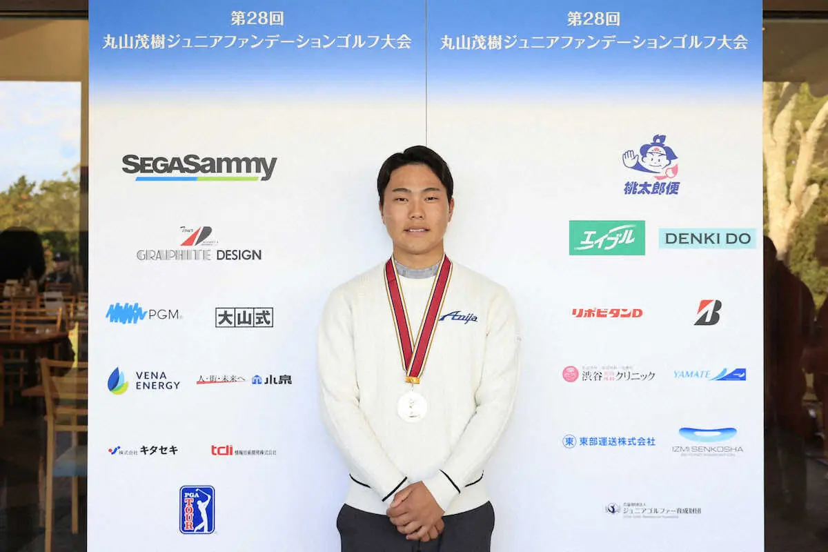 【画像・写真】女子は小林照菜、男子は金子慎之介が総合優勝　丸山茂樹ジュニアファンデーションゴルフ大会