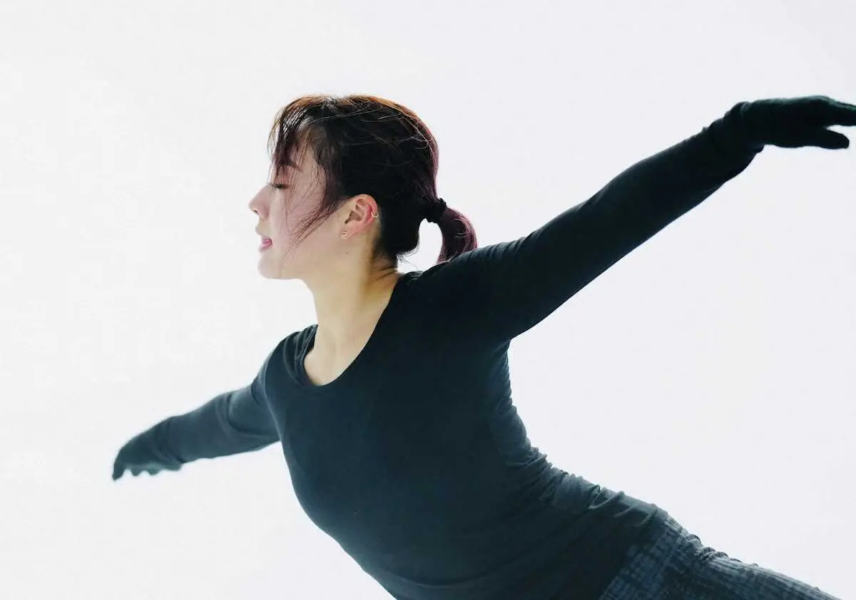 【画像・写真】樋口新葉、大技トリプルアクセルを入念チェック　青木祐奈もNHK杯へ調整