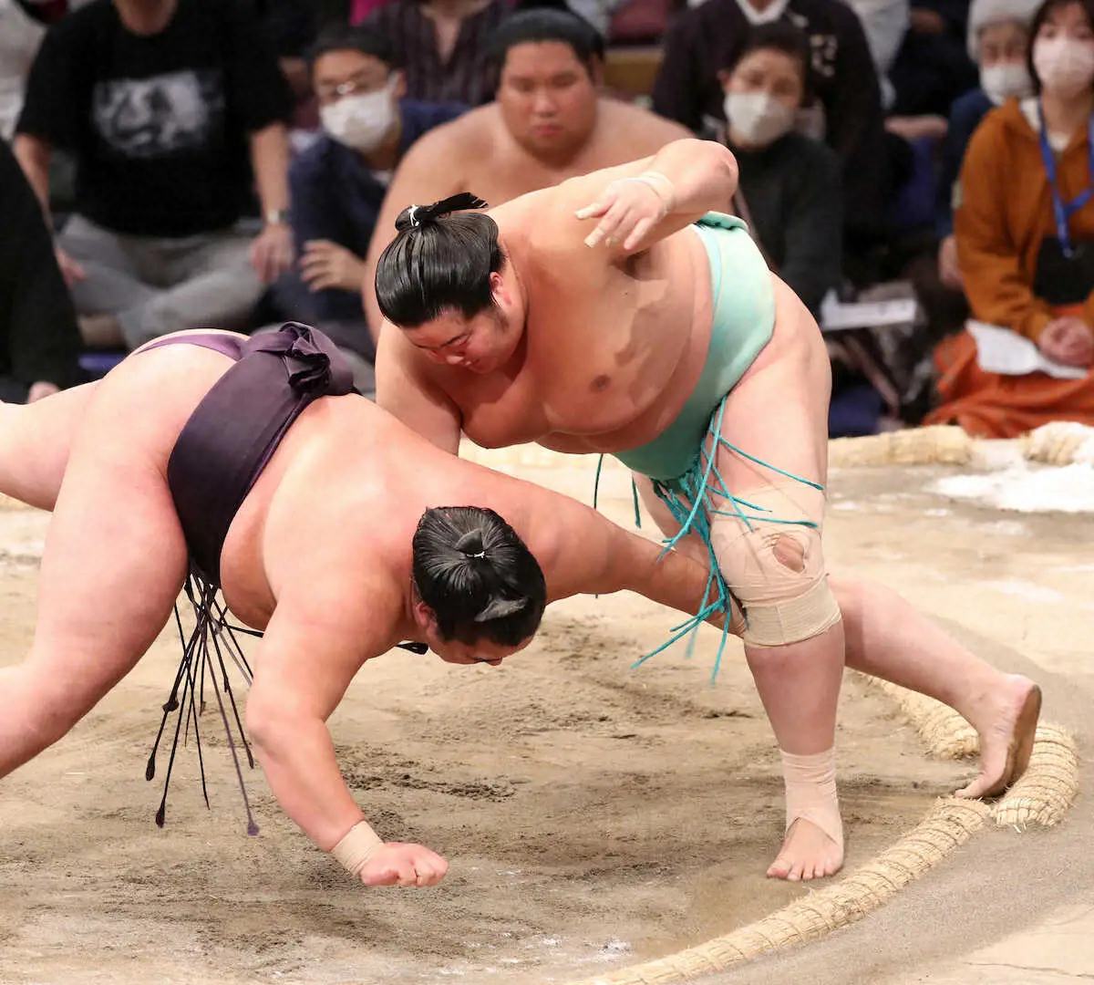 【画像・写真】琴ノ若　連敗止め10勝目「慌てず我慢できた」