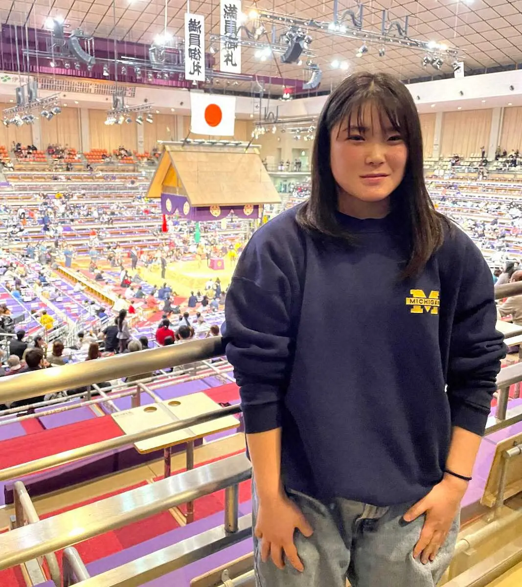 【画像・写真】熱海富士の妹・武井陽奈さん「本当にすごい」熱海から急きょ駆けつけ現地観戦…V逸も勇姿に感動