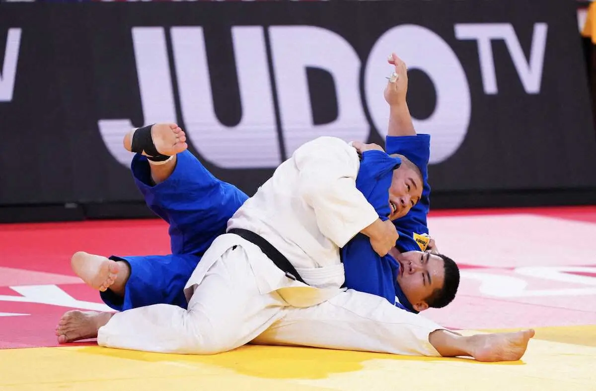 【画像・写真】【柔道GS東京大会】男子100キロ超級の斉藤立は3位決定戦を棄権　準決勝では完敗し負傷か