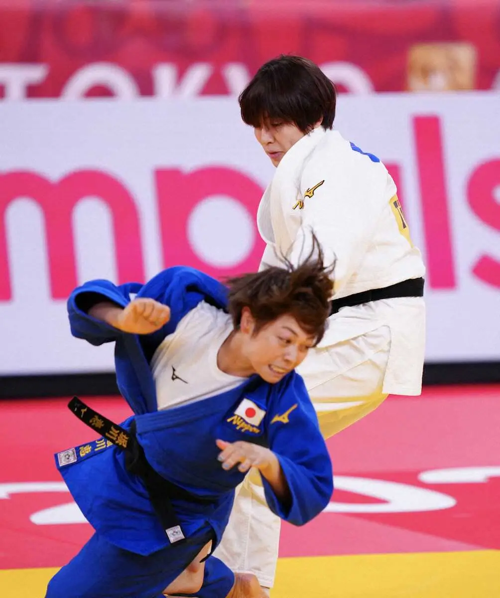 【画像・写真】【柔道GS東京大会】女子63キロ級・高市未来が3大会連続五輪へ大きな優勝　新鋭・山口を延長で退ける