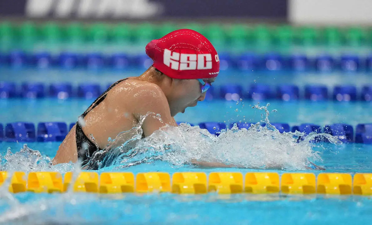 【画像・写真】成田実生2冠達成　女子200メートル個人メドレー　大橋悠依は2位