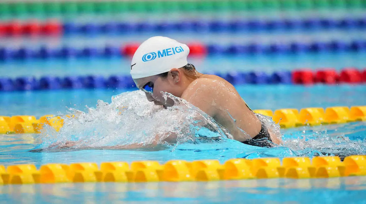【画像・写真】渡部香生子　競泳ジャパンOP女子200メートル平泳ぎ優勝　近年低迷も復活兆し「殻を破れた」