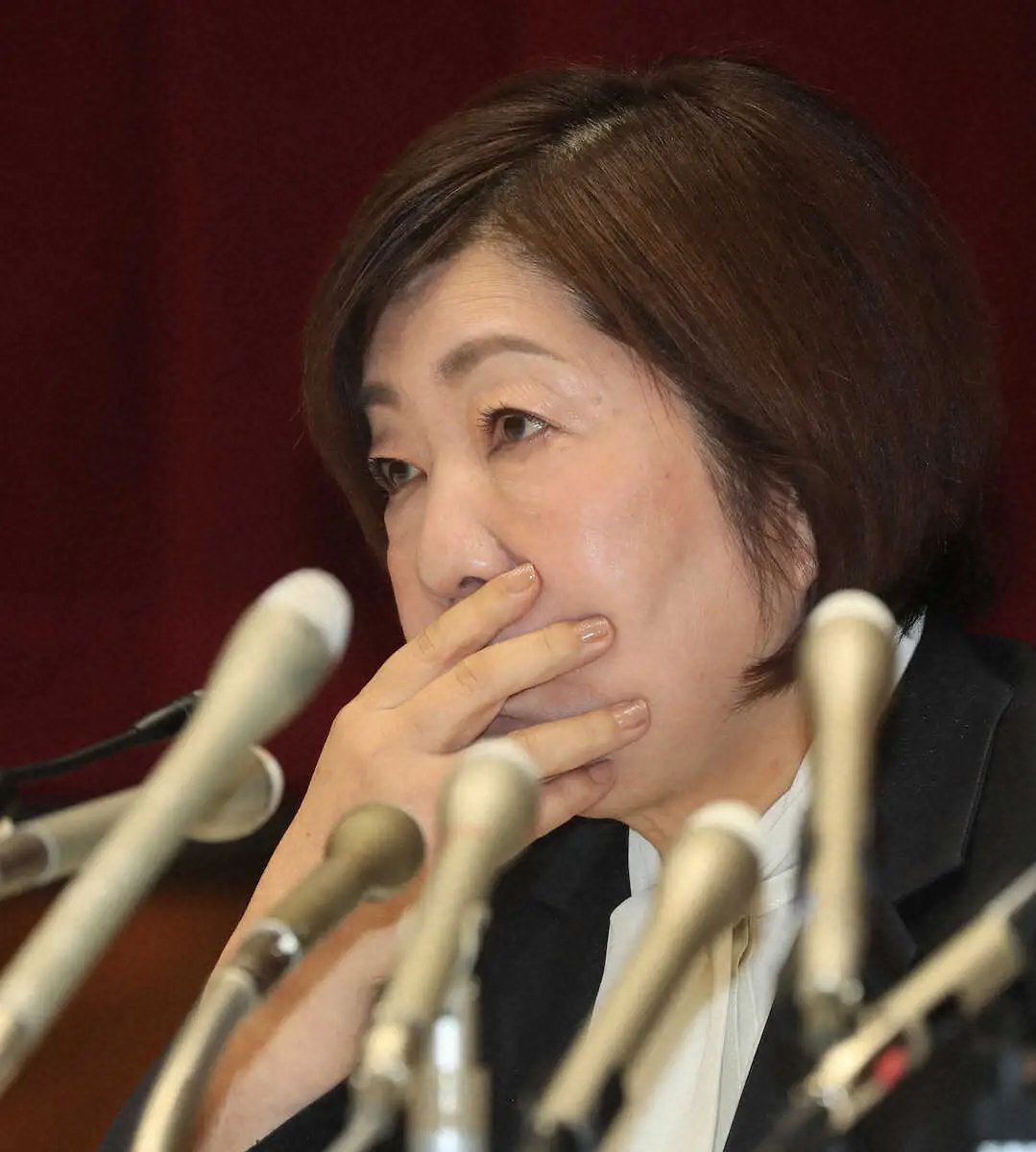 【画像・写真】日大165分ロング会見　林真理子理事長の「貴重なご意見として承っております」連発終了で騒然