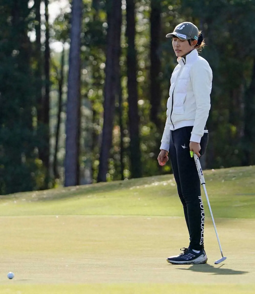 【画像・写真】馬場咲希　米ツアー出場権に3打届かず　プロ初年度舞台は「話し合って決めたい」