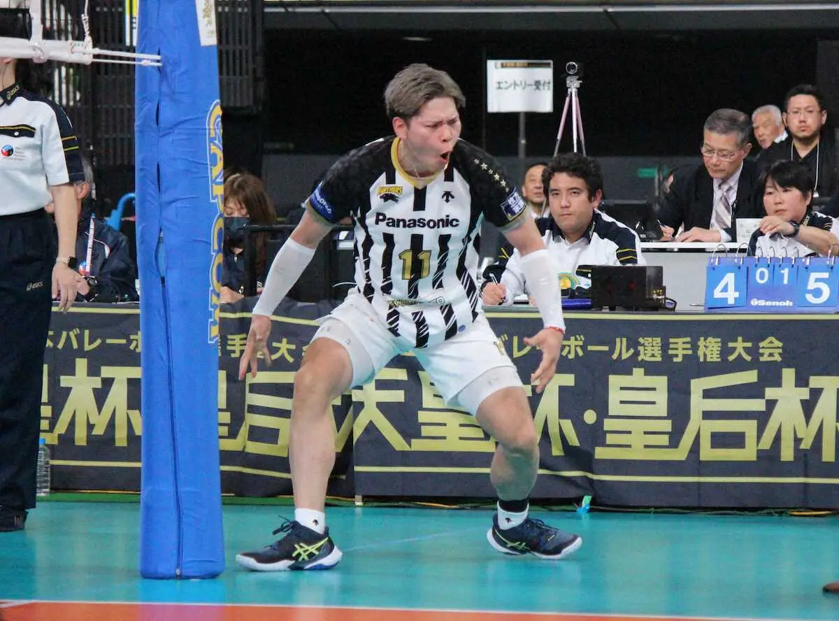 【画像・写真】パナソニック西田は古賀とのアベックVへ「お互い目標にしているものを獲れたら」バレー全日本選手権