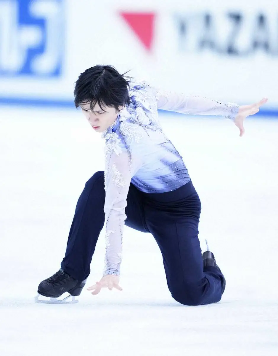 【画像・写真】宇野昌磨　2年連続6度目Vへ貫禄のSP首位発進　調子「あまり良くない」それでも唯一の100点超え