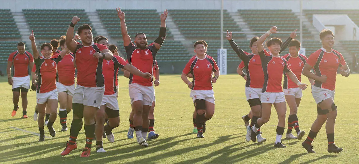 【画像・写真】ラグビー京産大　気迫の17大会ぶりワセダ撃破　辻野から35得点　準決勝はメイジを倒す