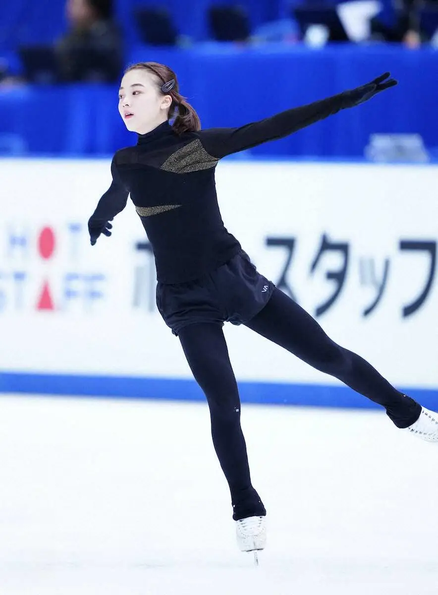 【画像・写真】上薗恋奈　今大会最年少13歳　“Wまお”しのぐ中1での表彰台狙う「自分の演技ができれば」