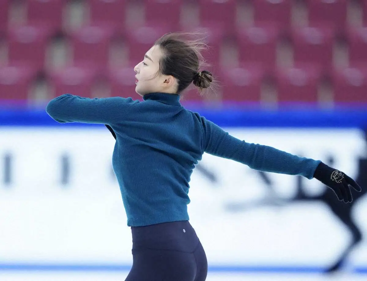 【画像・写真】坂本花織　史上10人目のV3へ「まずまず」　GPファイナルの疲労もなんの