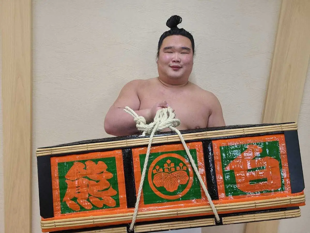 【画像・写真】珍名力士「白熊」が心境語る　「気に入っています。熊は子供にも覚えやすく親しみやすい」