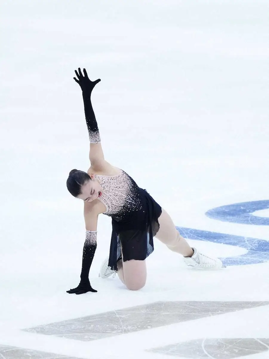 【画像・写真】坂本花織　3年連続4度目V　7本全ジャンプ成功　2位以下に20点以上の差　さあ世界選手権3連覇へ