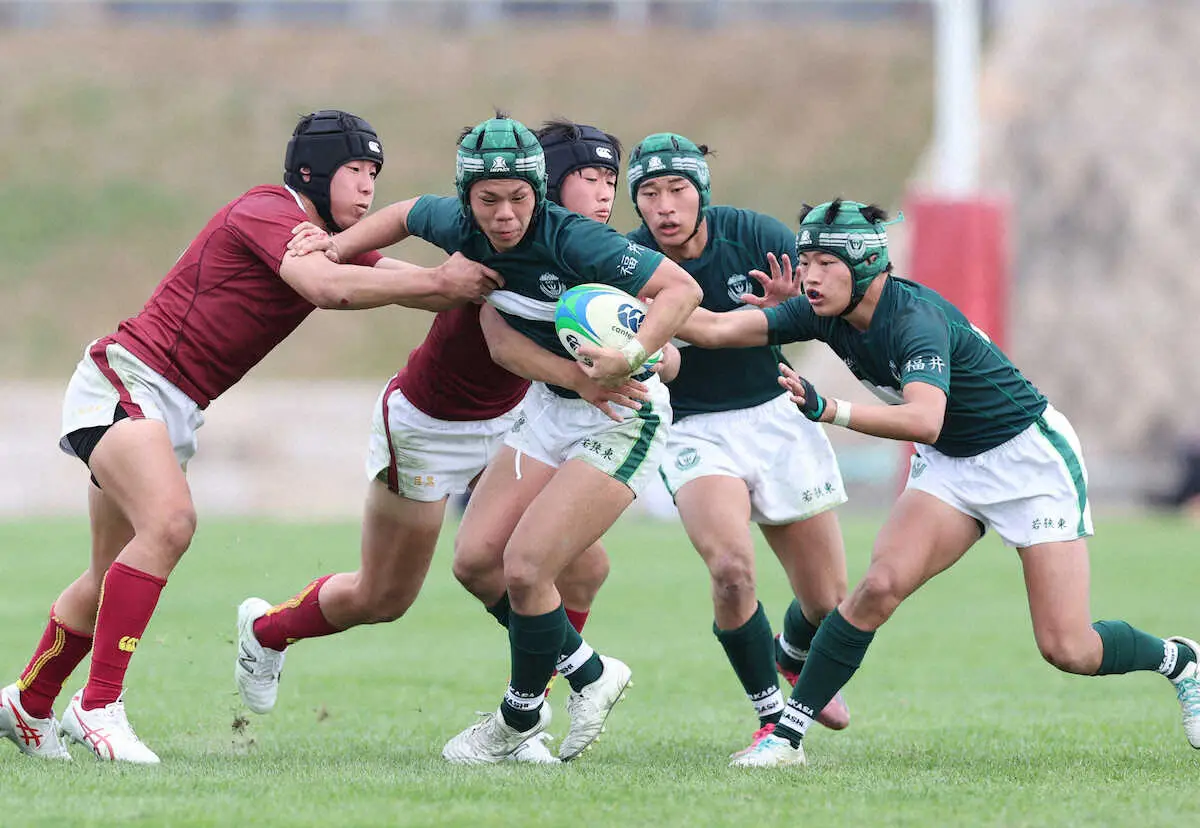 【画像・写真】【高校ラグビー】若狭東・敦賀工、花園初の合同チームが1回戦で散る「もっとできた」