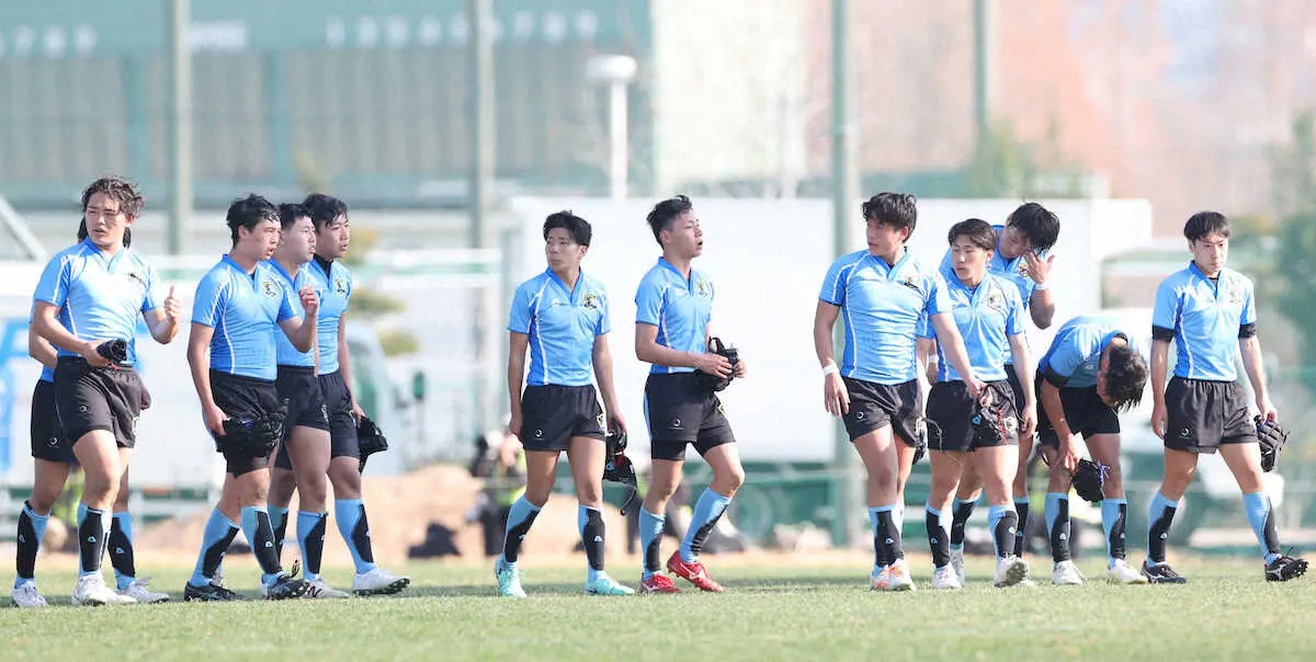 【画像・写真】【高校ラグビー】2度目の花園も零敗の飯田OIDE長姫　日替わり主将・吉田「みんなが引っ張る気持ちを」