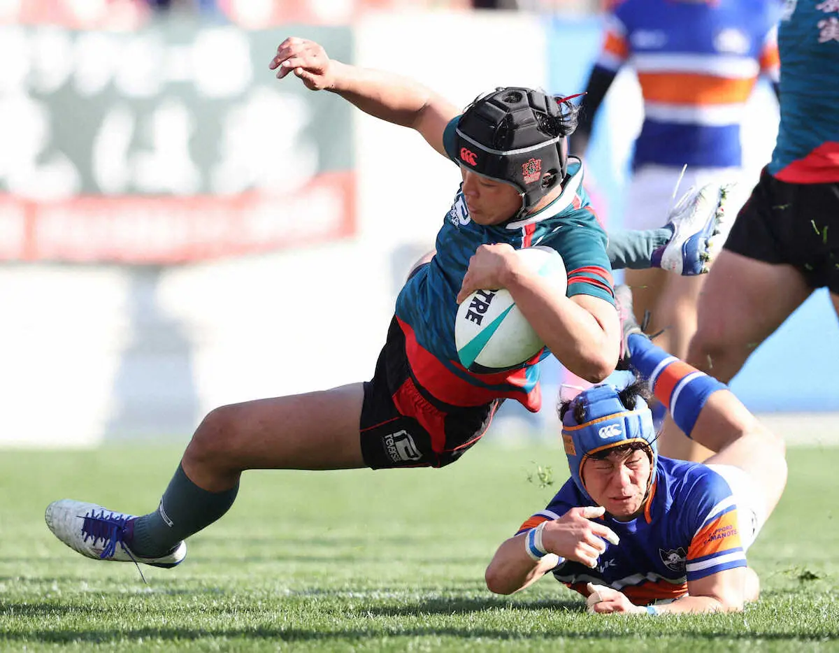 【画像・写真】【高校ラグビー】鹿児島実が逆転で初戦突破　ロック中島「うれしくて。混乱していました」