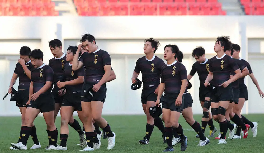 【画像・写真】【高校ラグビー】九州学院は初戦敗退　No・8庄司主将「思うようにいかなかった」