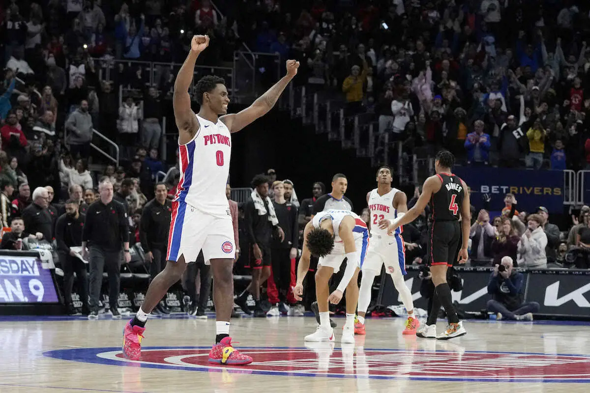 【画像・写真】NBAピストンズ　リーグワーストタイだった連敗を「28」でストップ　約2カ月ぶりの勝利で今季3勝目