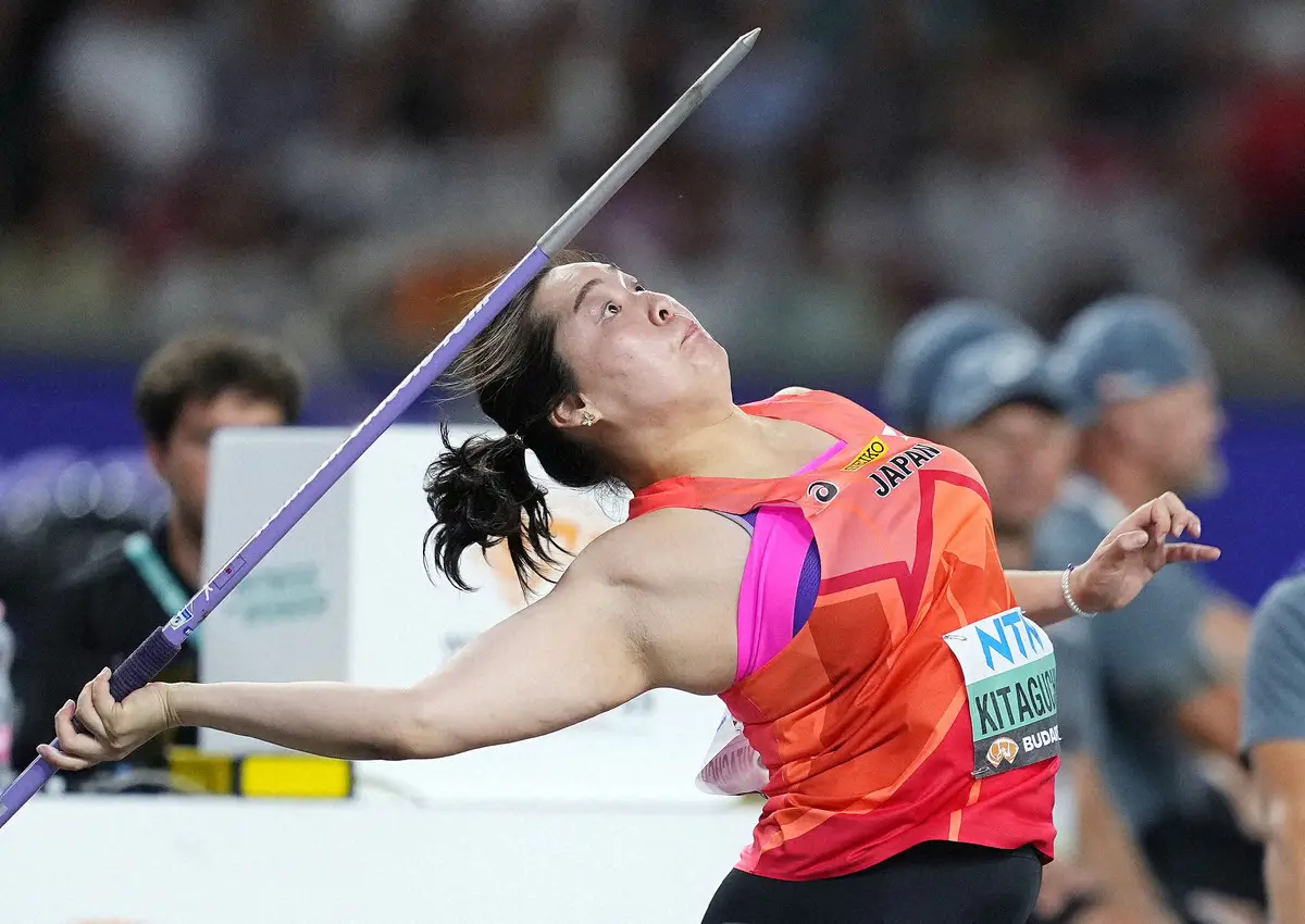【画像・写真】パリで咲く北口の笑顔　女子やり投げ界の“花”　東京五輪の悔しさ胸に歴史へ挑戦