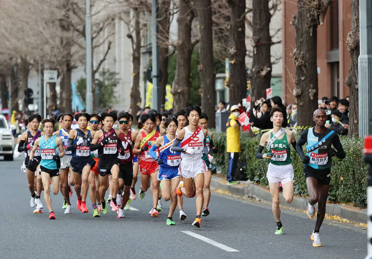 【画像・写真】【箱根駅伝】14位駿河台大　往路目標達成　徳本監督復路に期待「ジャイアントキリングを楽しんで」