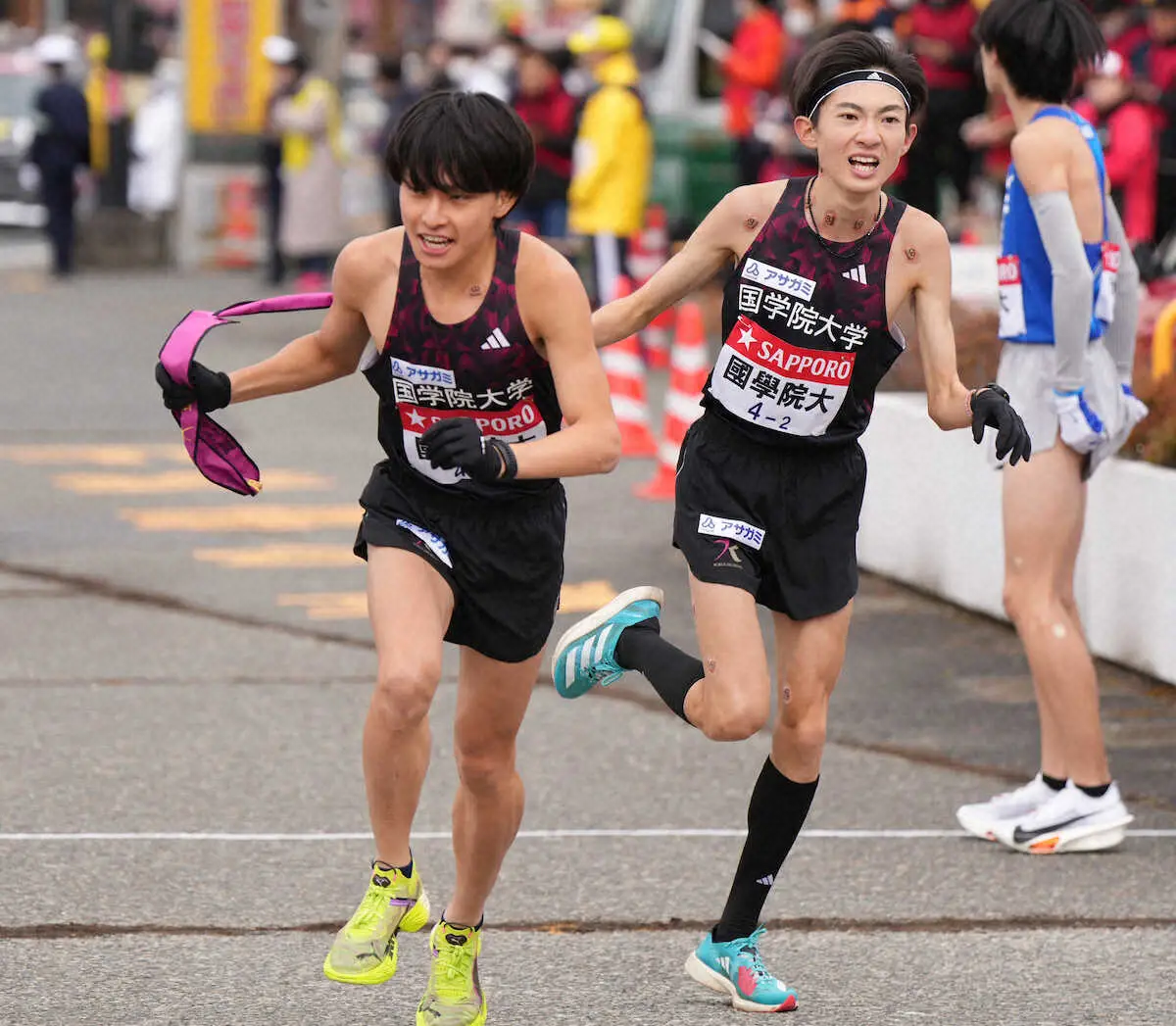 【画像・写真】【箱根駅伝】6位国学院大　福井出身の平林が2区で8人抜き　地震被害の北陸へ「元気を」