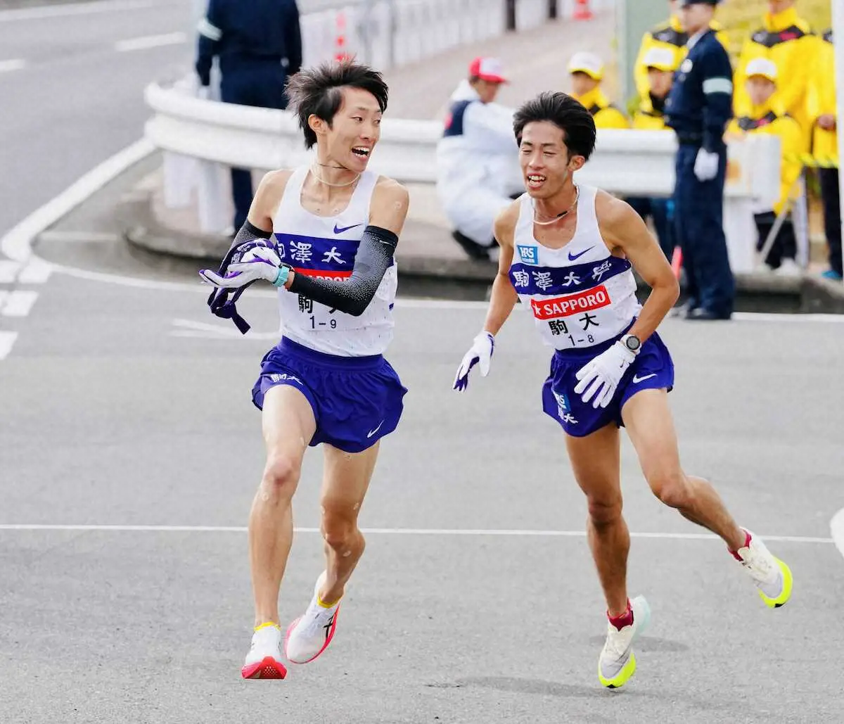 【画像・写真】【箱根駅伝8区】駒大　2季連続3冠絶望的…青学大と5分33秒差で残り2区間