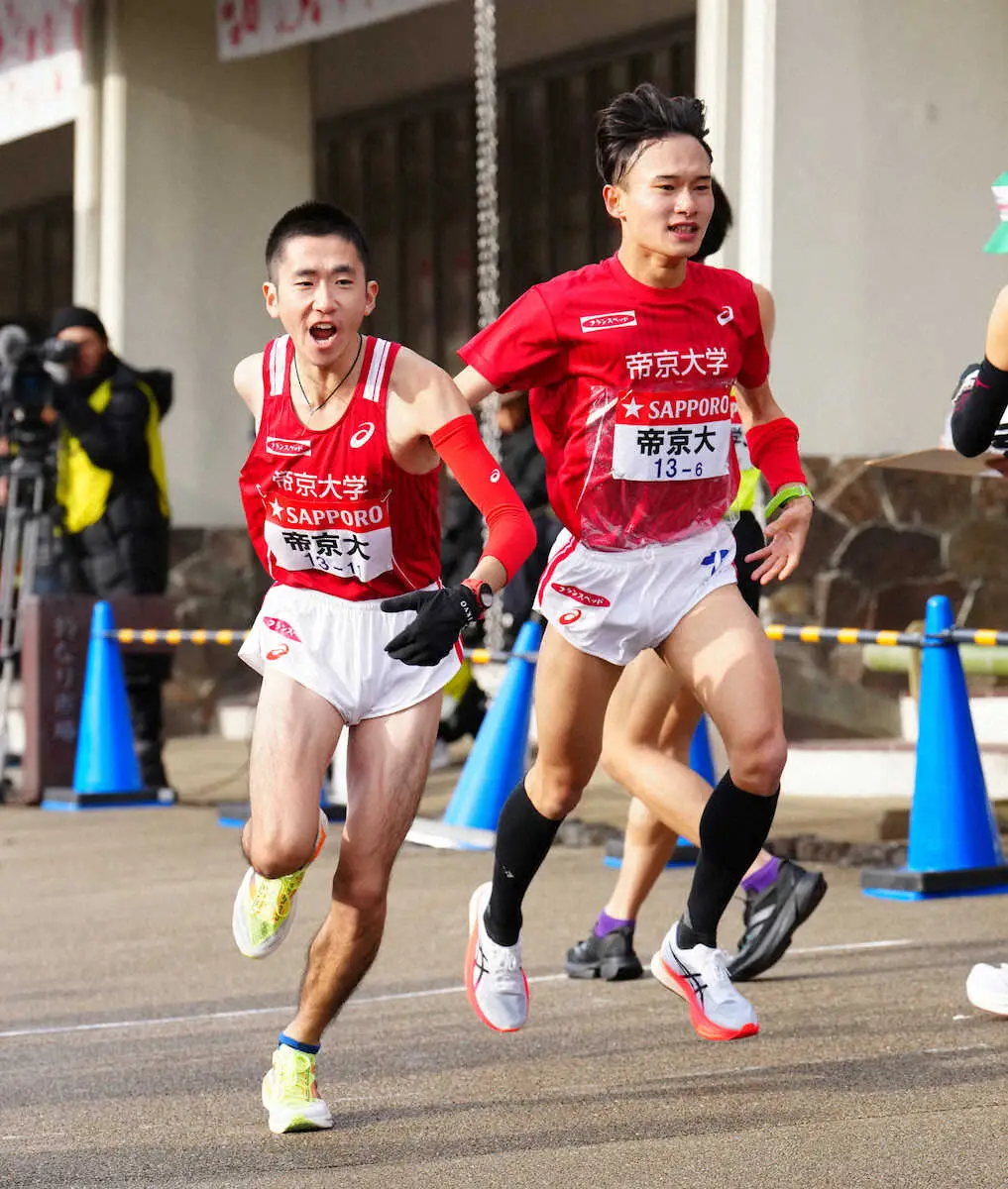 【画像・写真】【箱根駅伝】帝京大9位　予選会から勝ち上がりシード権獲得　4年生中心に11時間切り