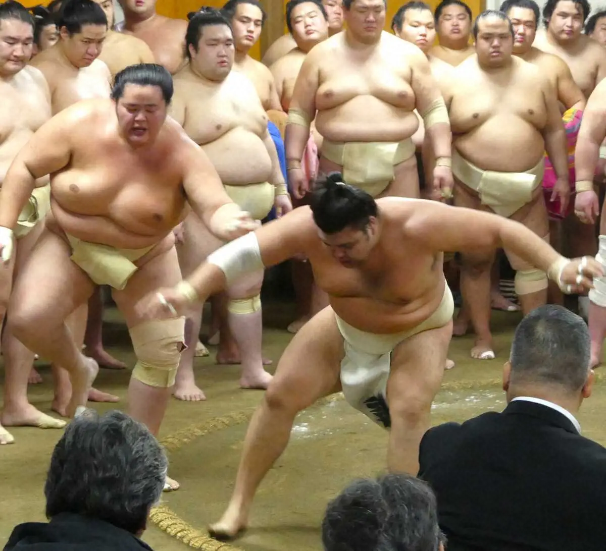 【画像・写真】【二所ノ関一門連合稽古】芝田山親方「もっと回さないと」「今の時代は…」霧島の番数に苦言